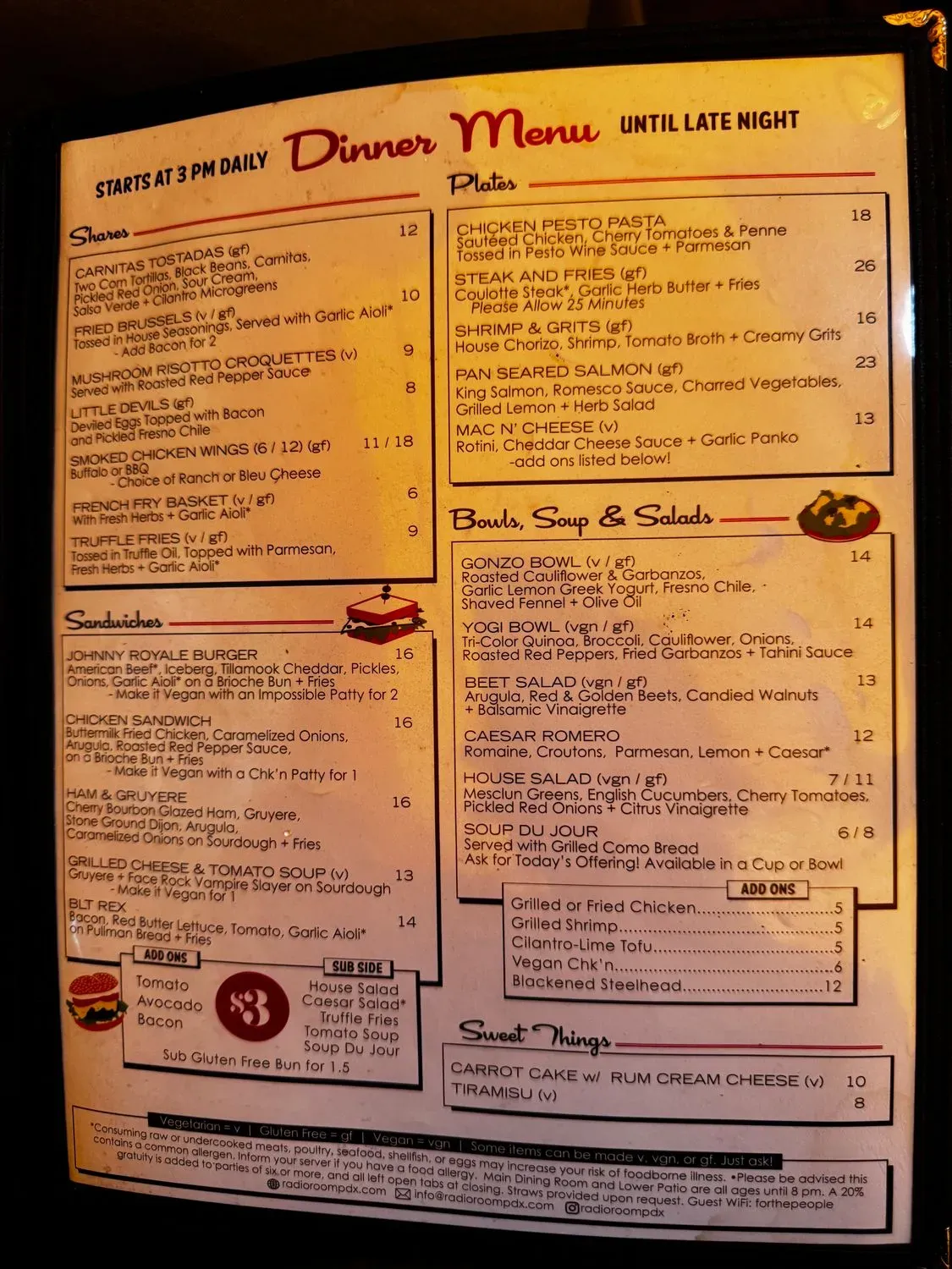 Menu 4