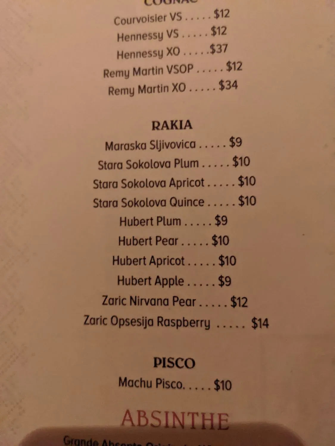 Menu 4