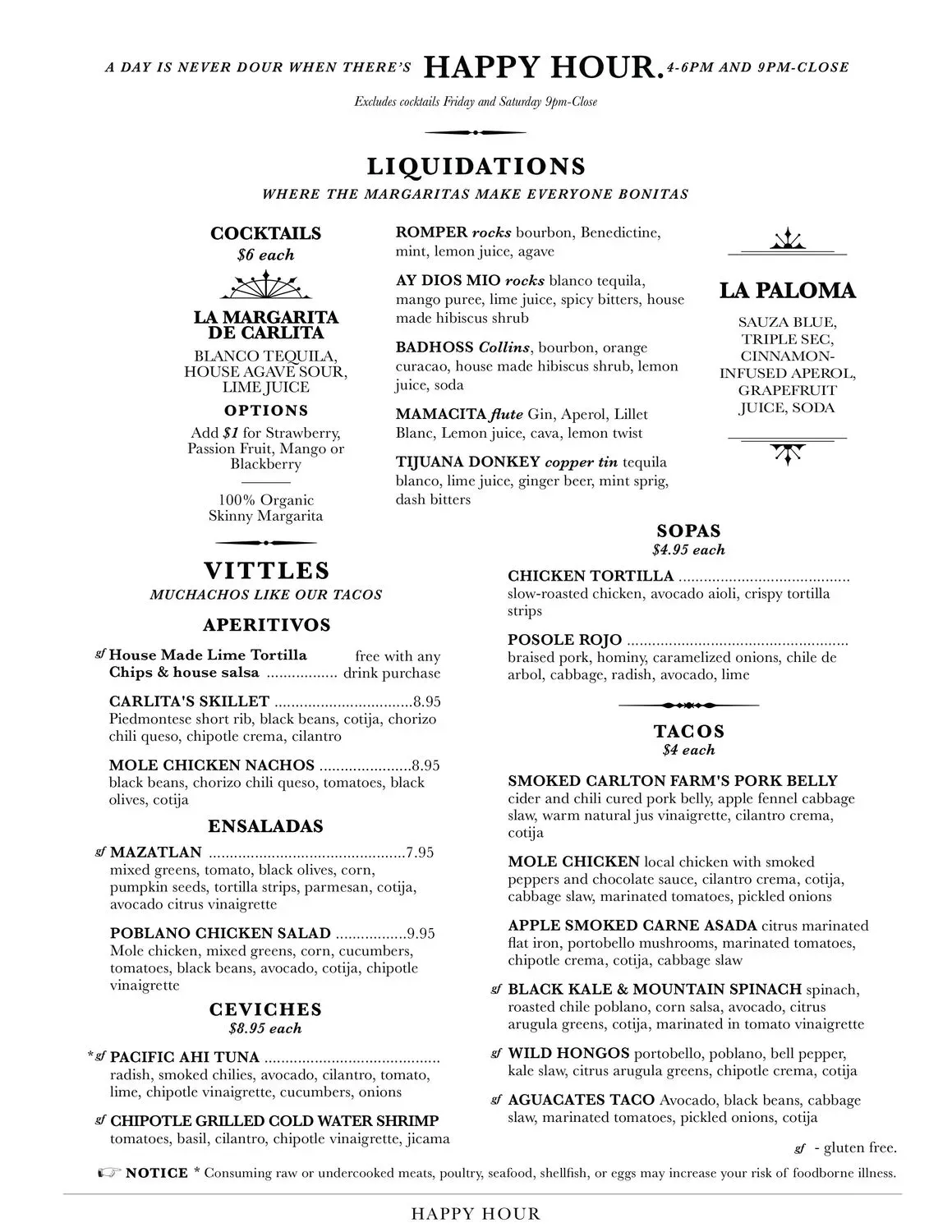 Menu 6