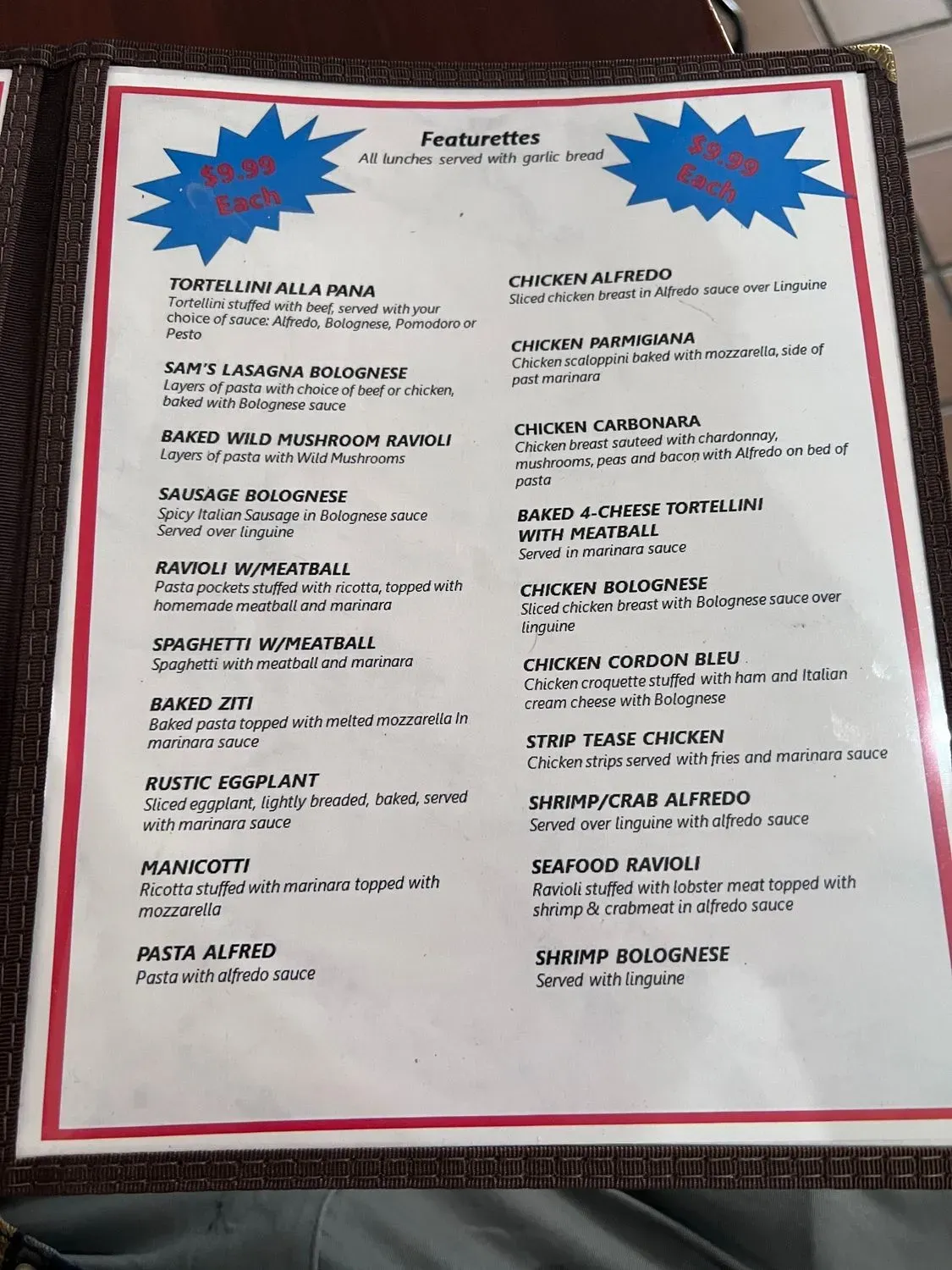 Menu 2