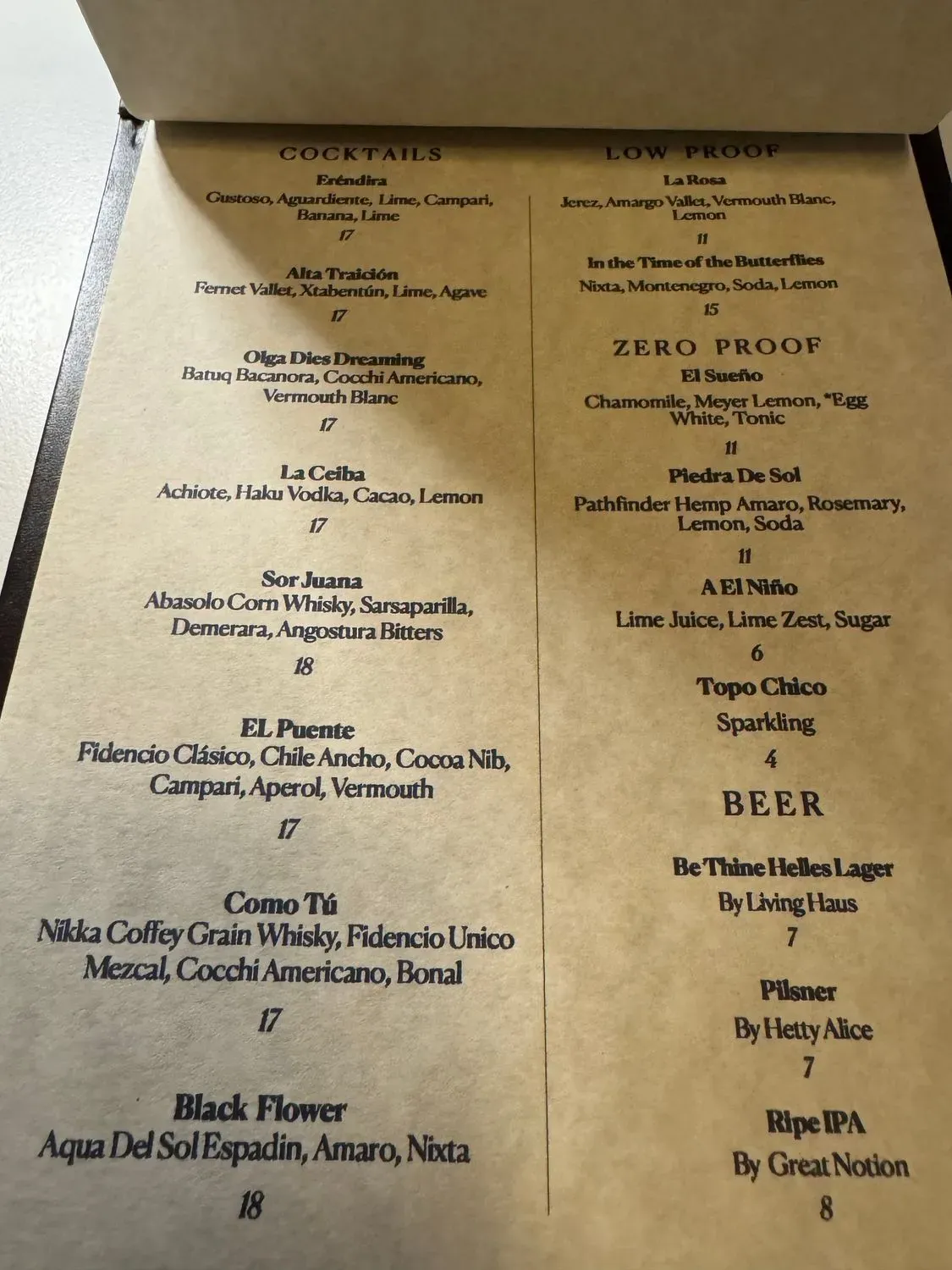 Menu 4