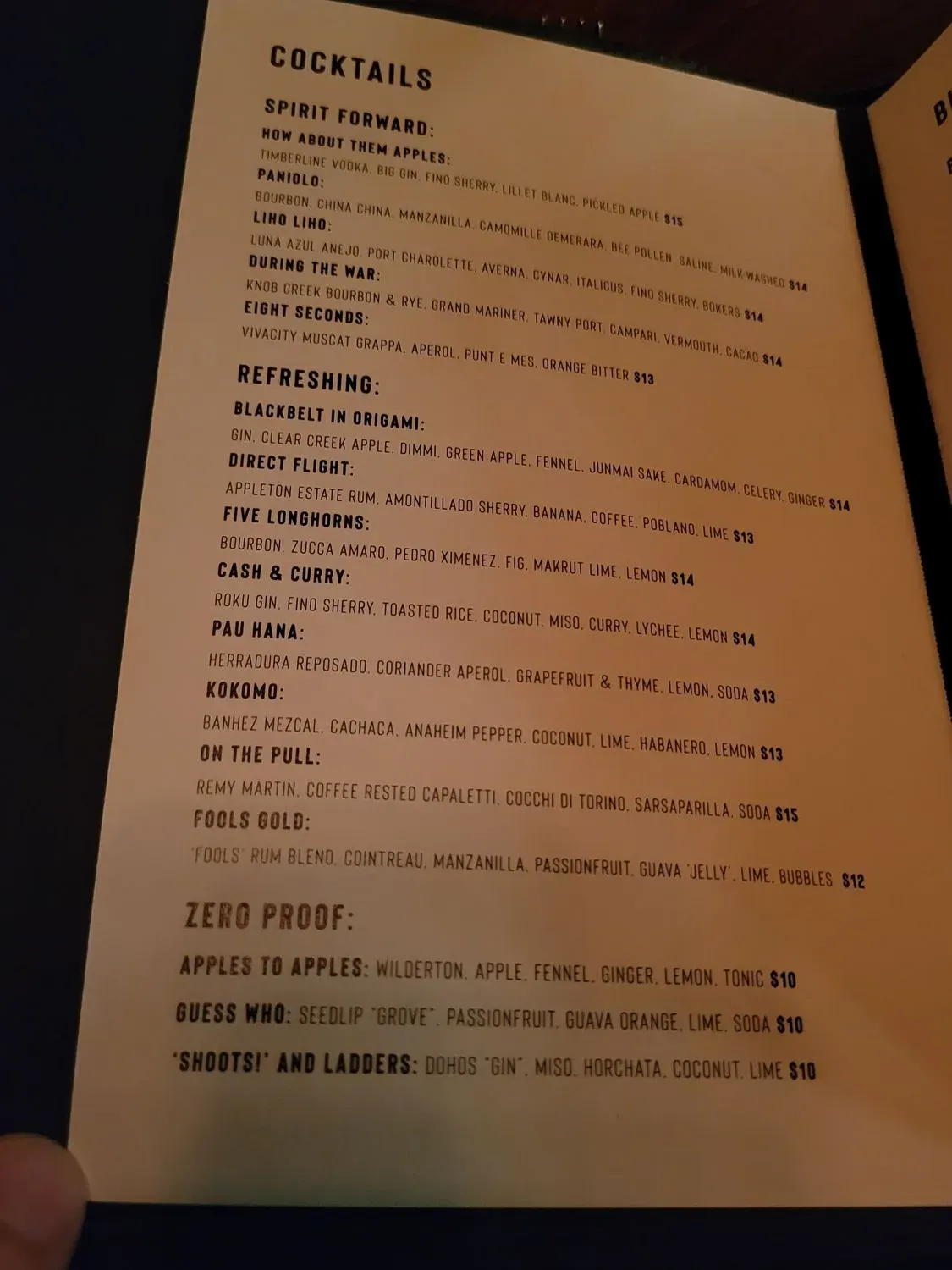 Menu 5