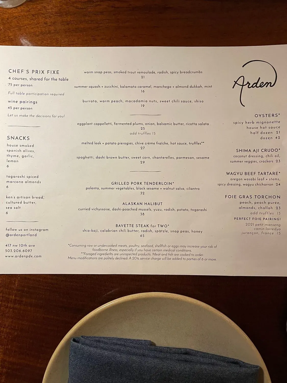 Menu 2