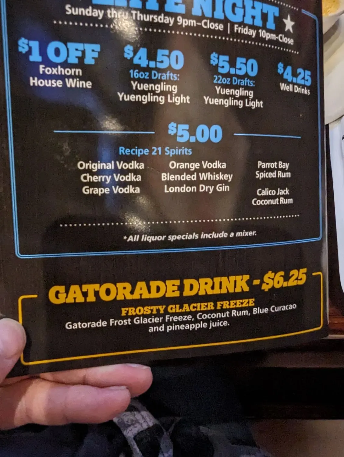 Menu 6