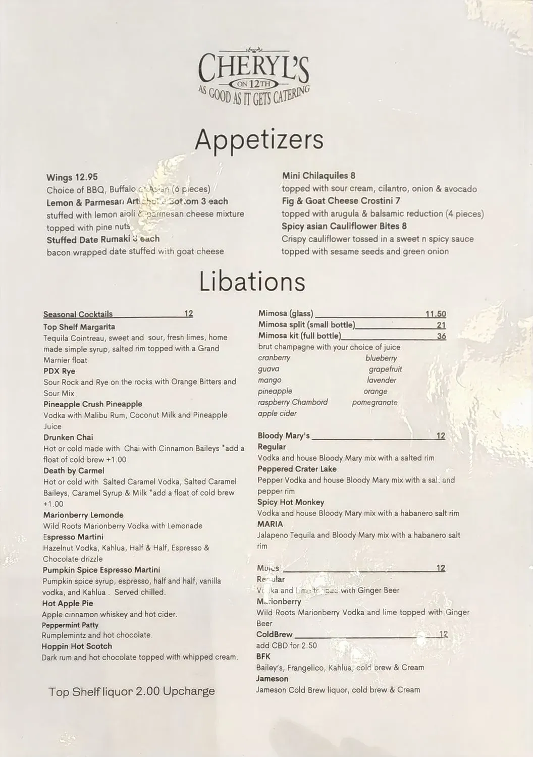 Menu 2