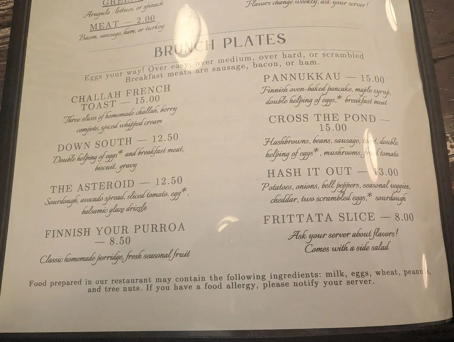 Menu 3