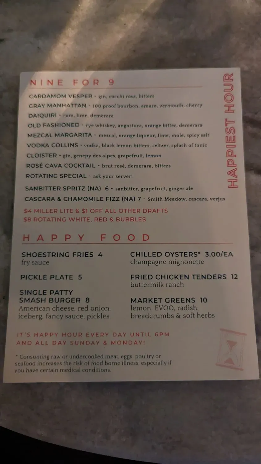 Menu 2