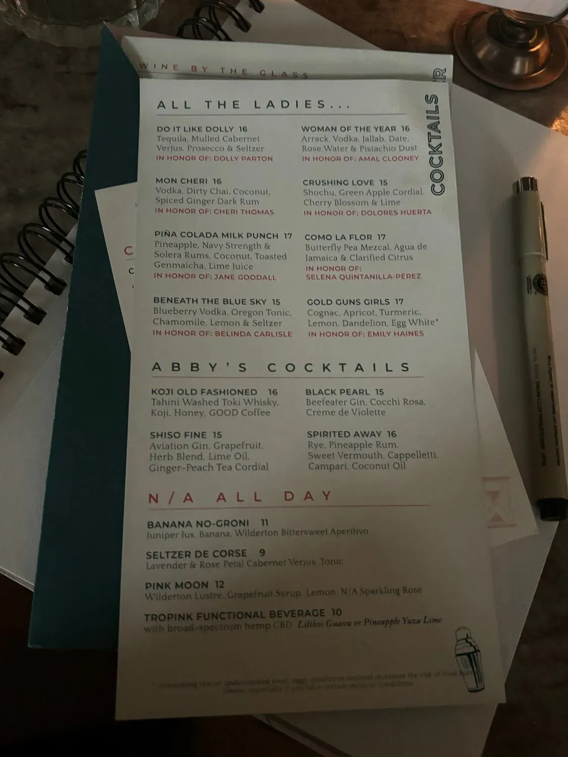 Menu 5