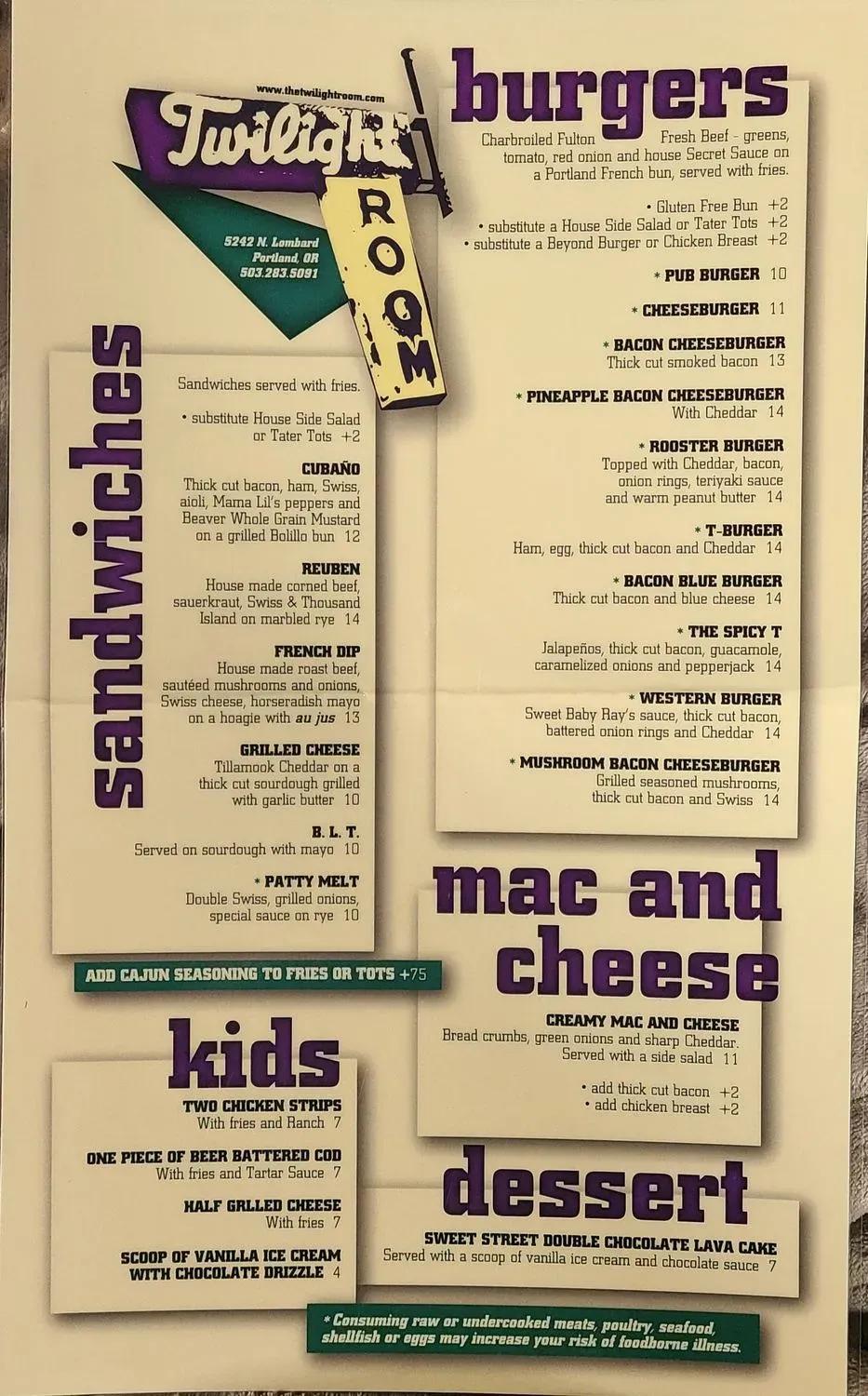 Menu 2