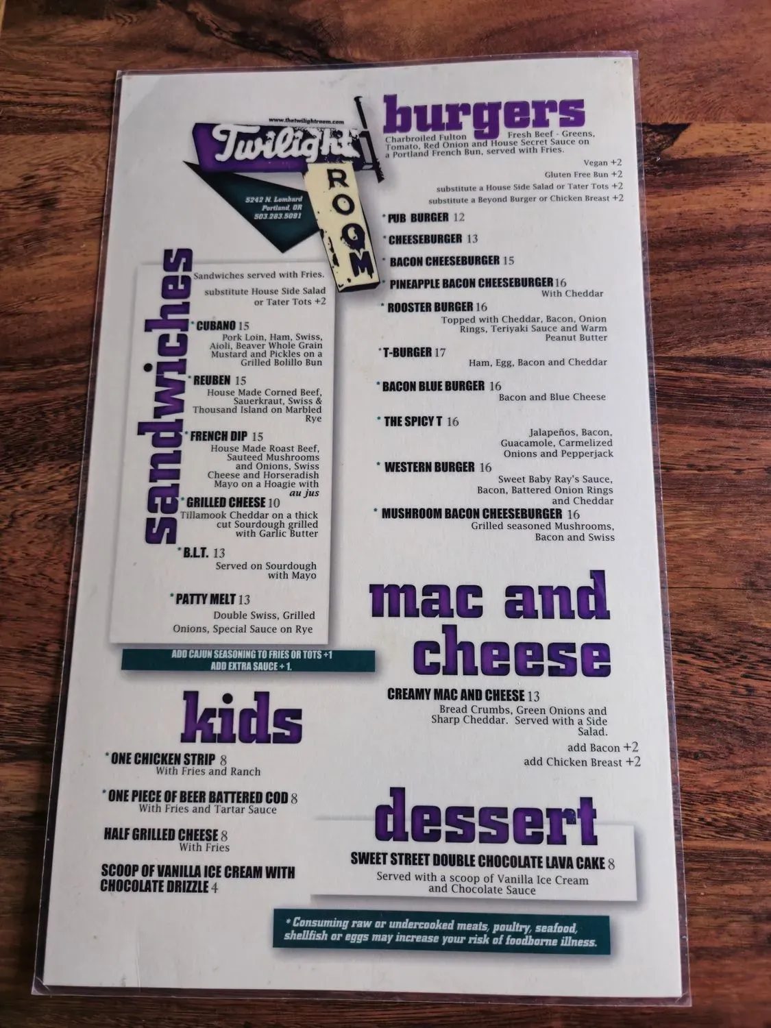 Menu 4