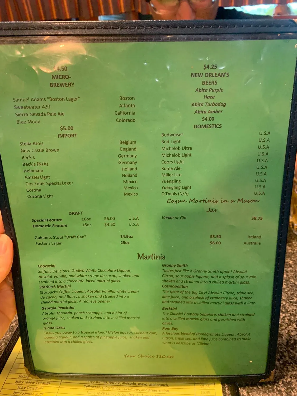 Menu 3