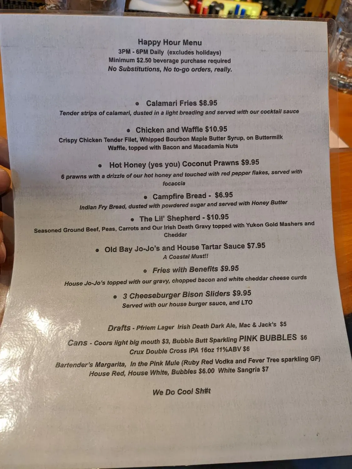 Oar House Bar & Grill Menu - Updated November 2025