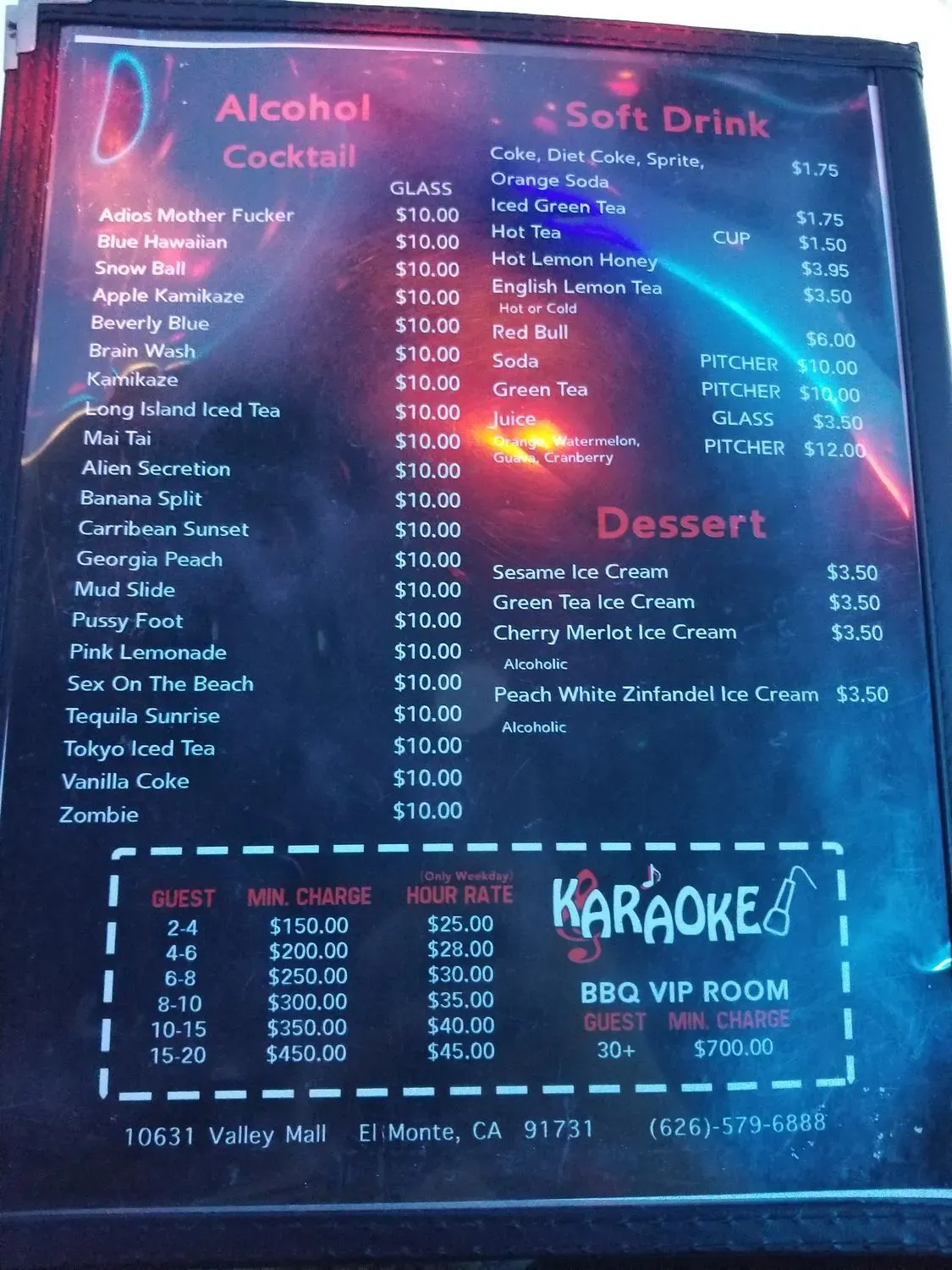 Menu 6