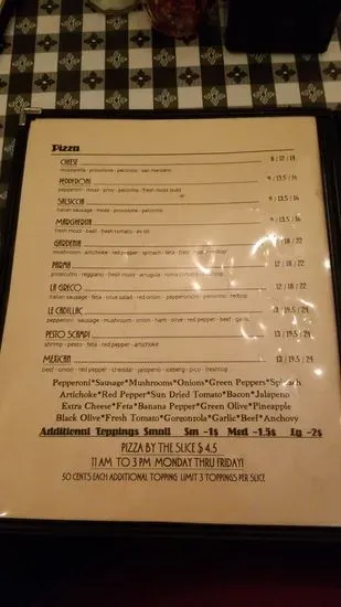 Menu 5