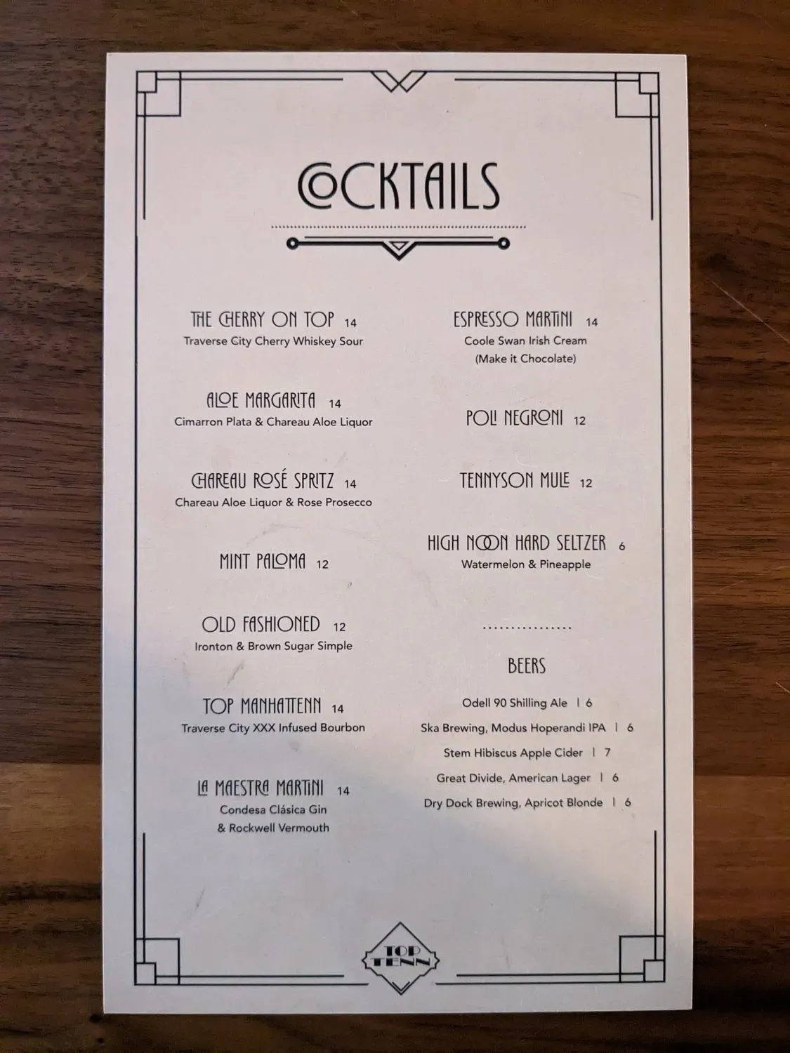 Menu 4