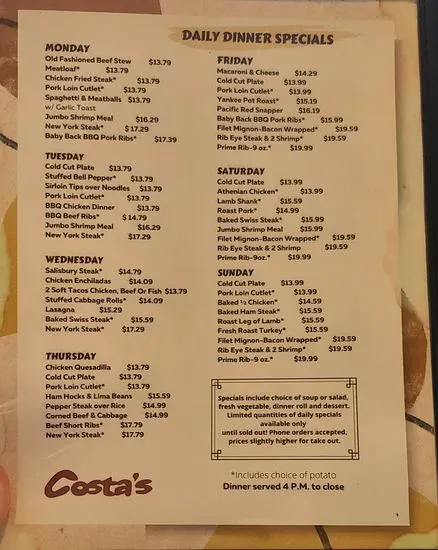 Menu 2