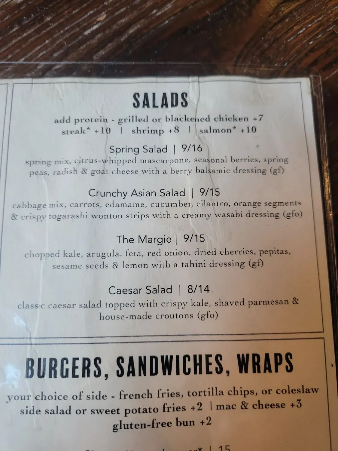 Menu 5