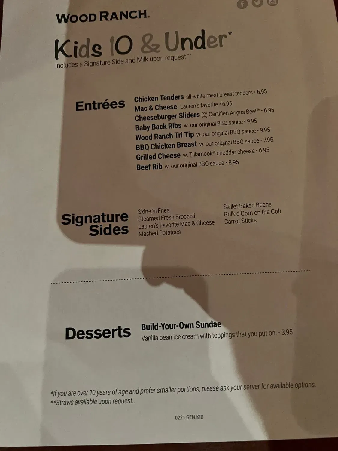 Menu 5