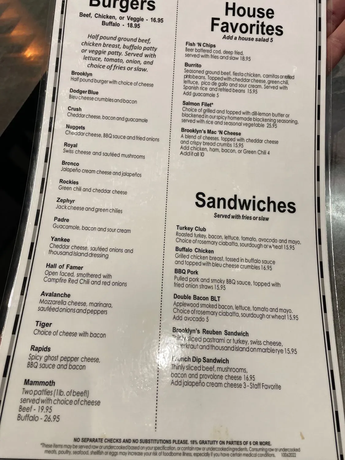 Menu 2