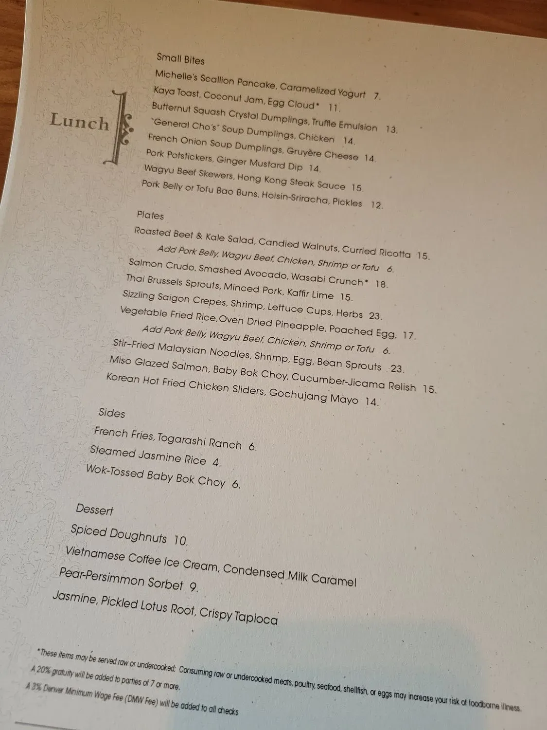 Menu 6