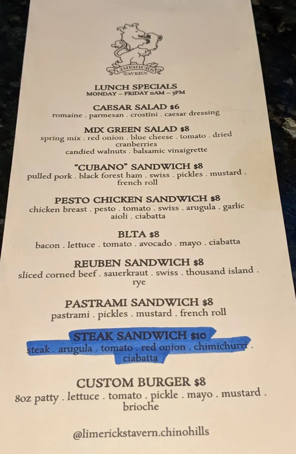 Menu 3