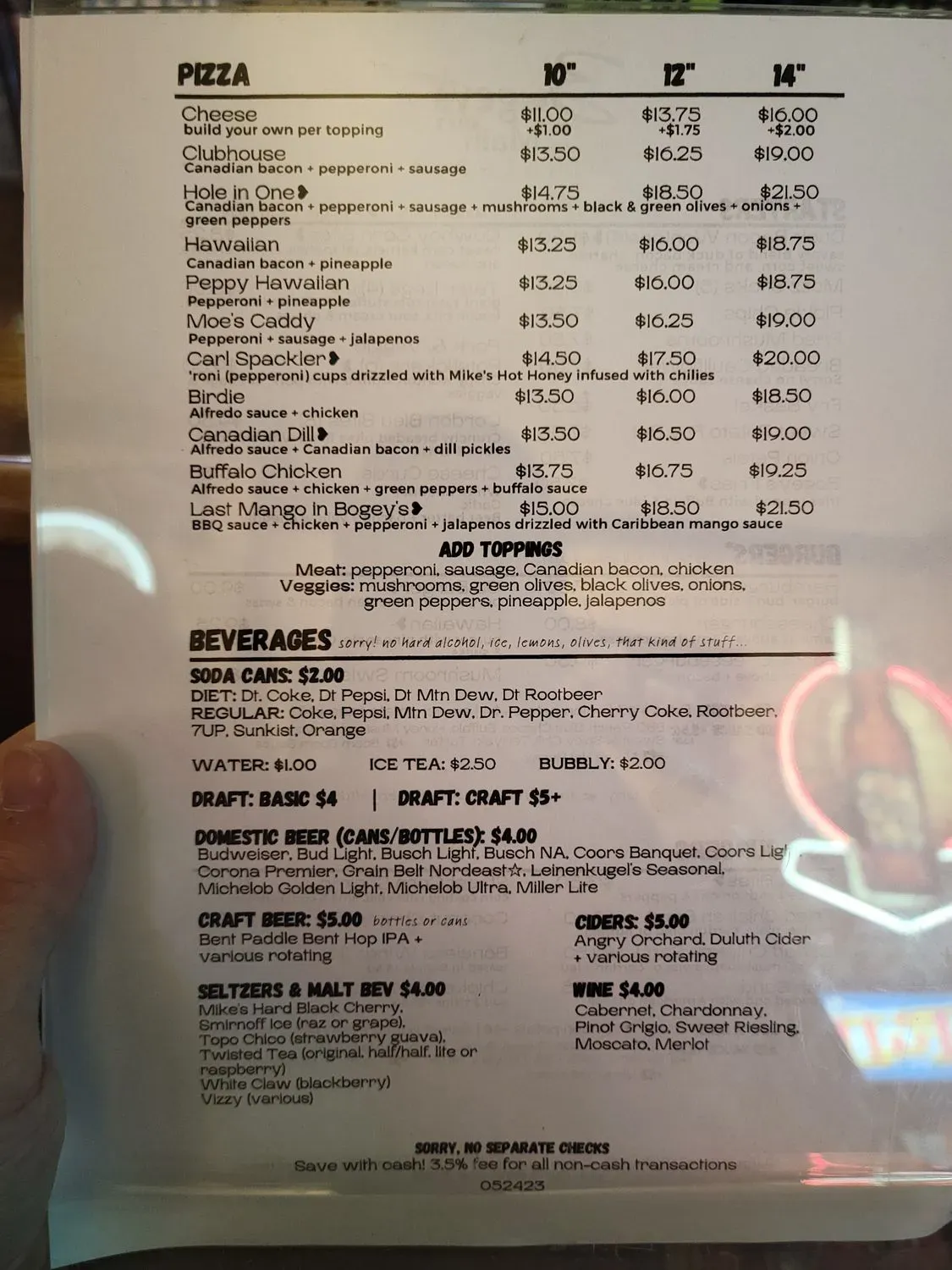 Menu 2