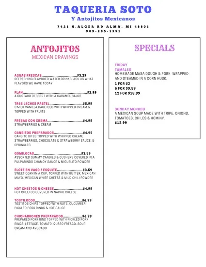 Menu 2