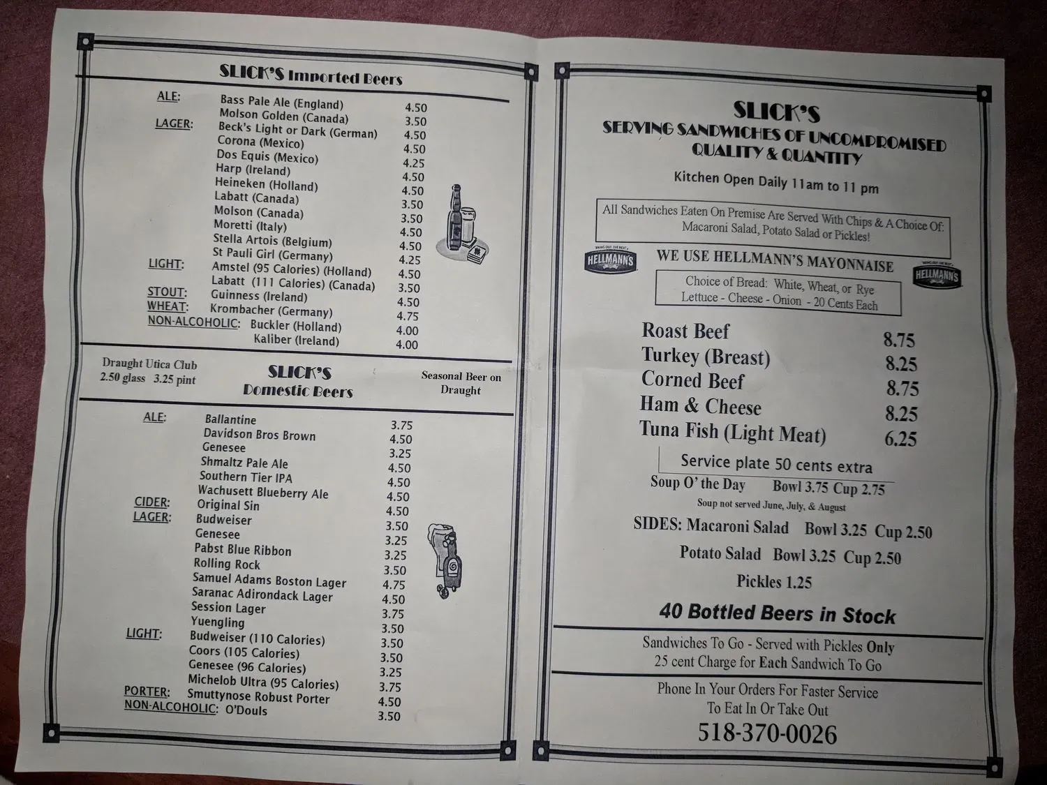 Menu 4