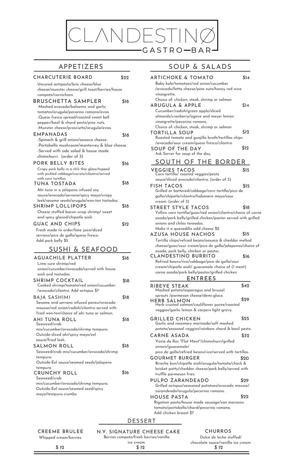 Menu 2