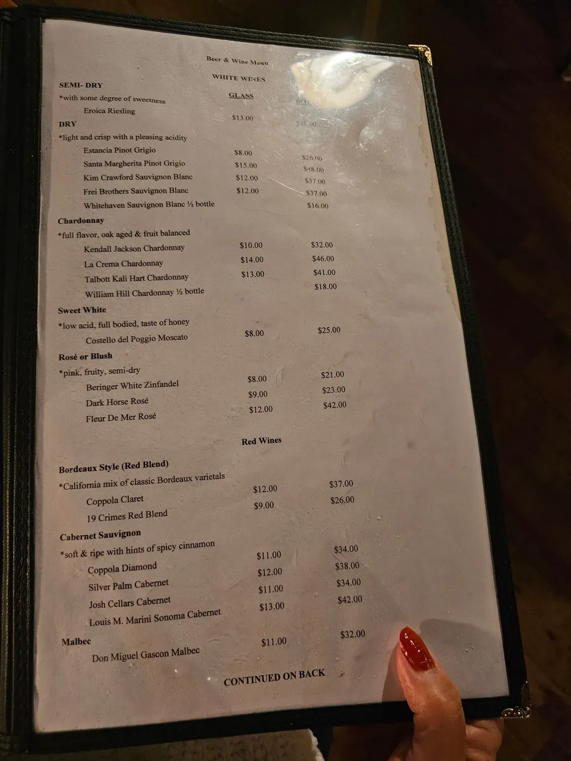 Menu 6