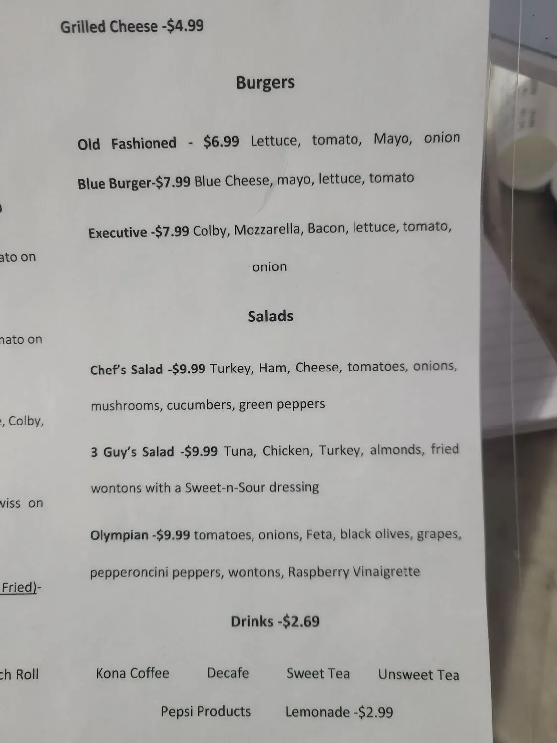 Menu 4