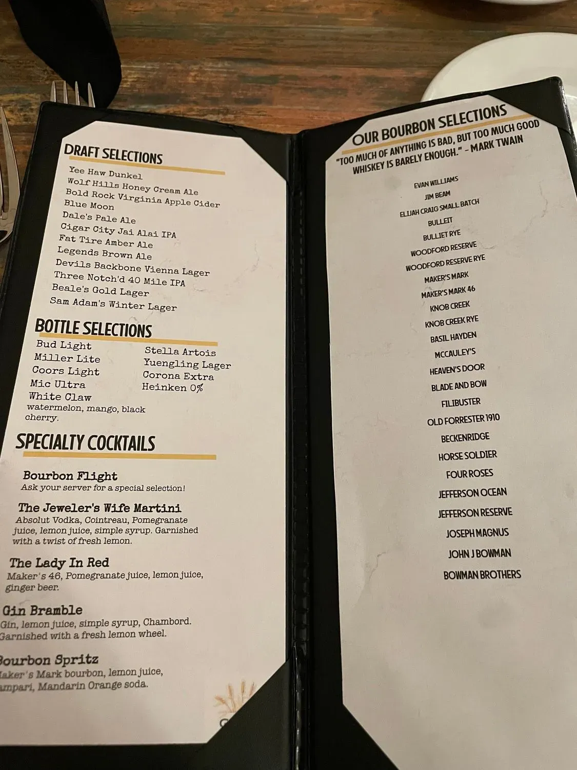 Menu 6