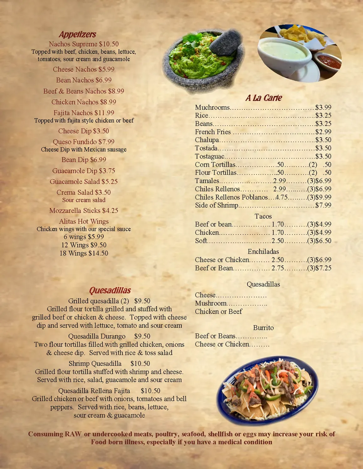 Menu 4