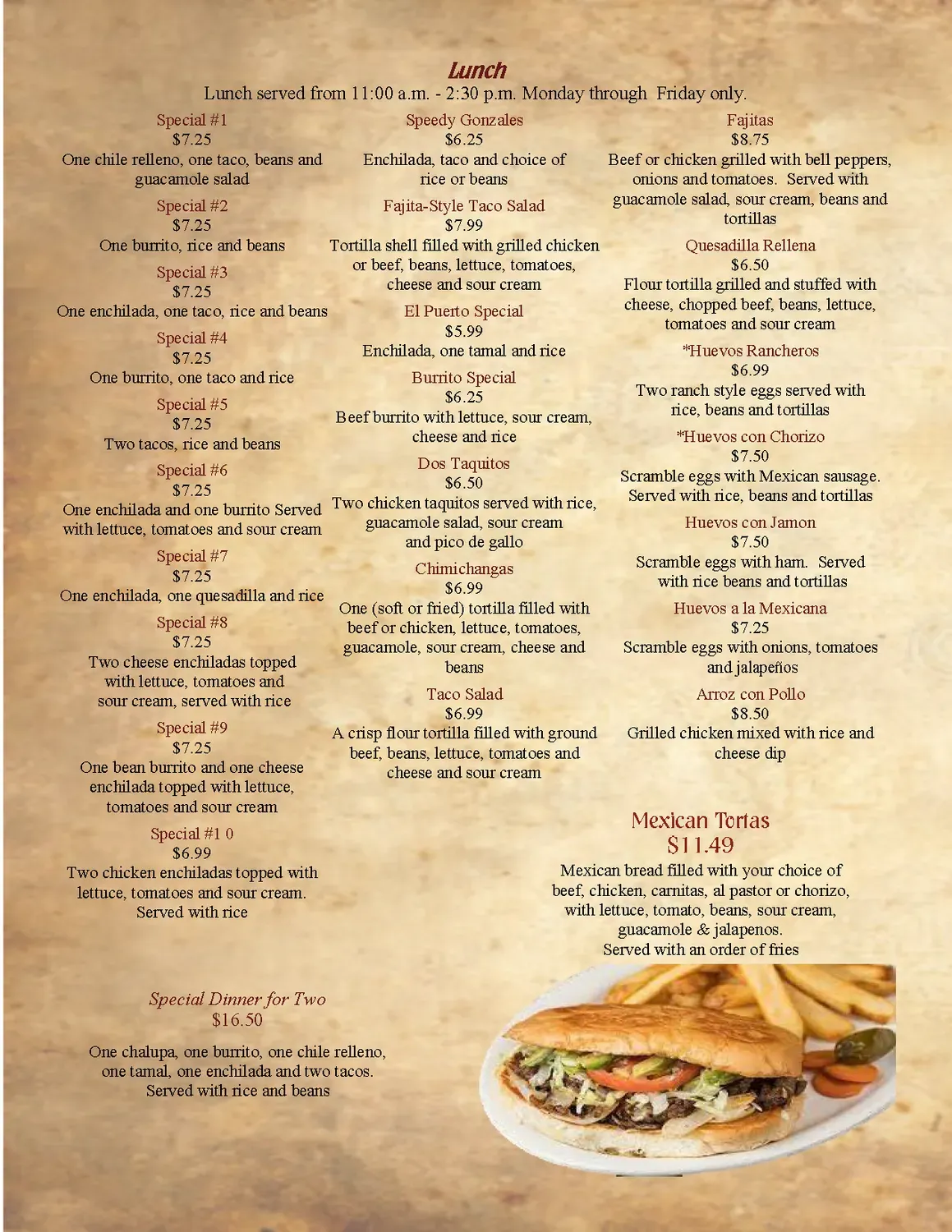 Menu 3