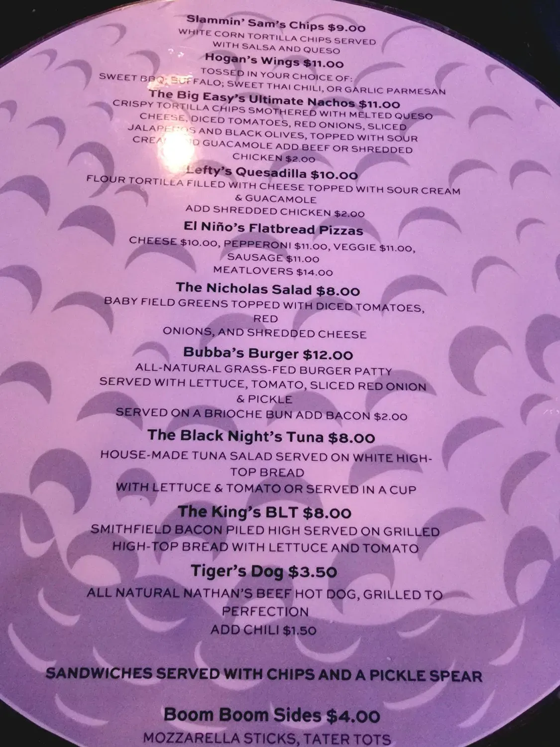 Menu 3