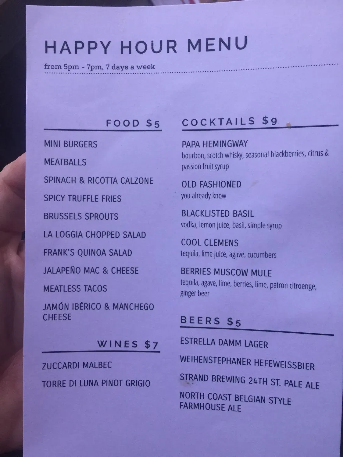 Menu 2