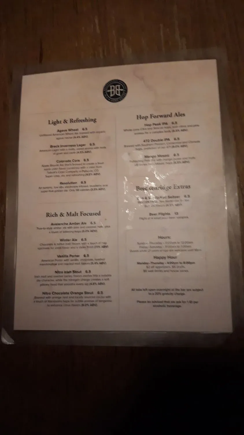 Menu 5