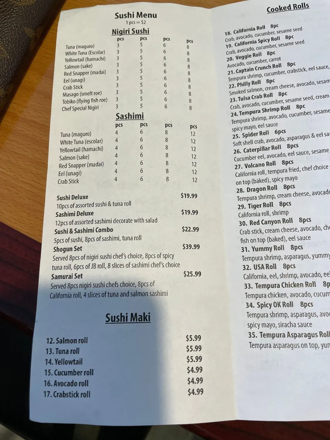 Menu 3