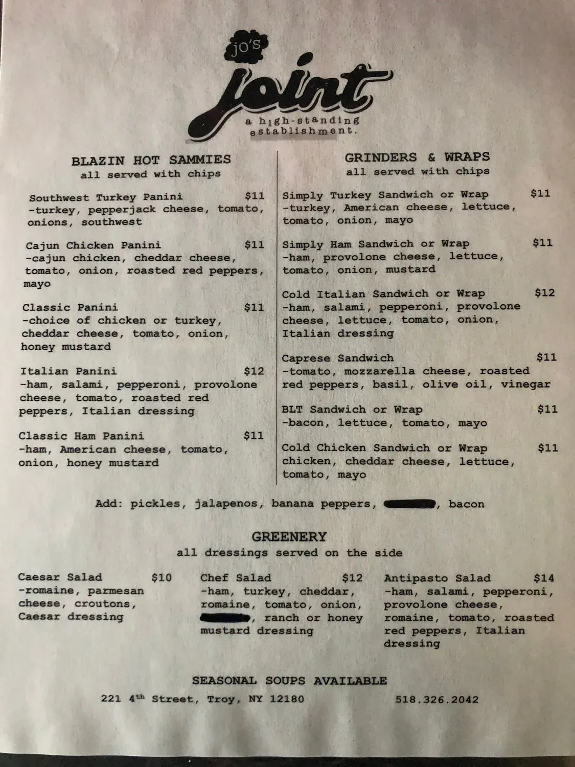 Menu 2