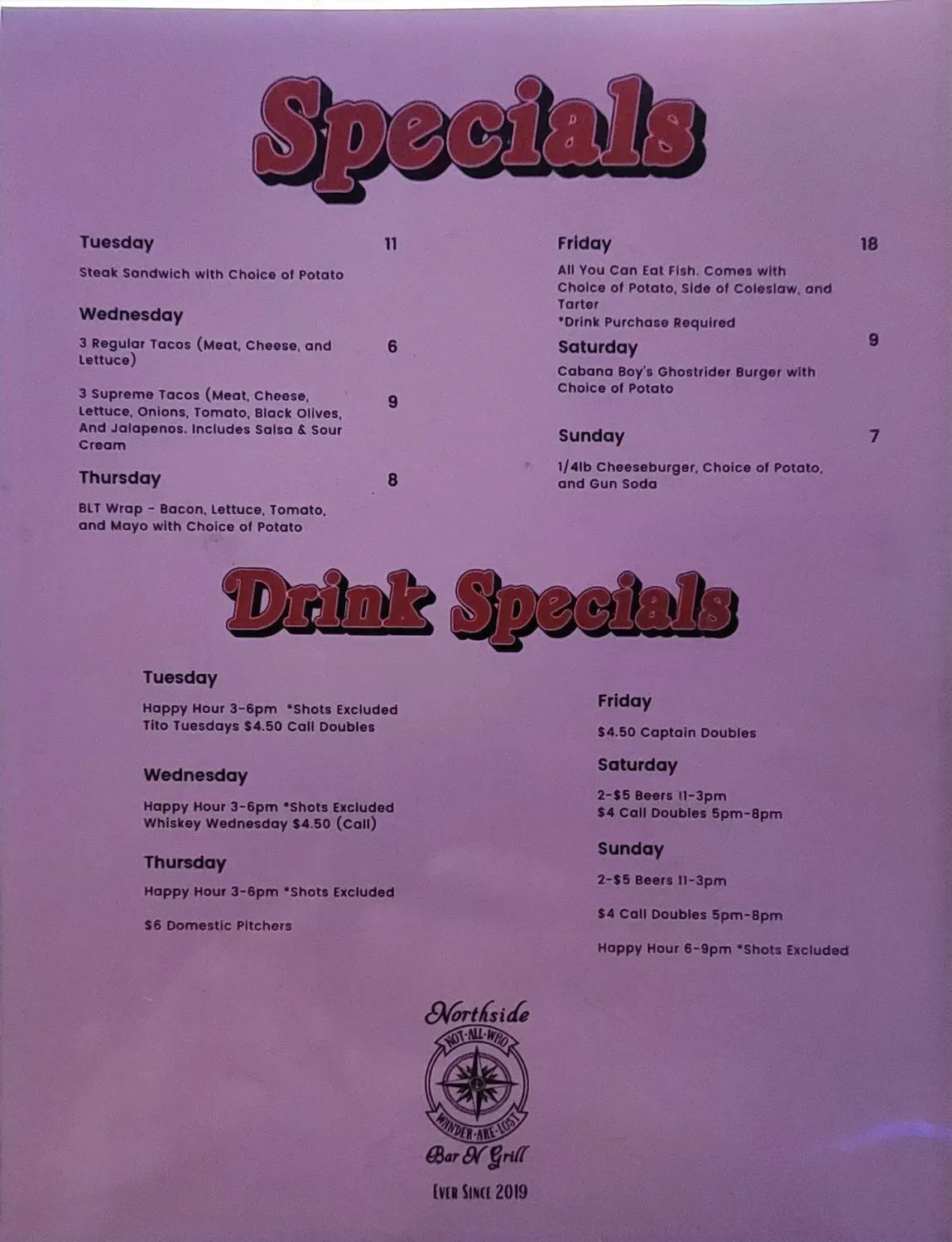 Menu 4