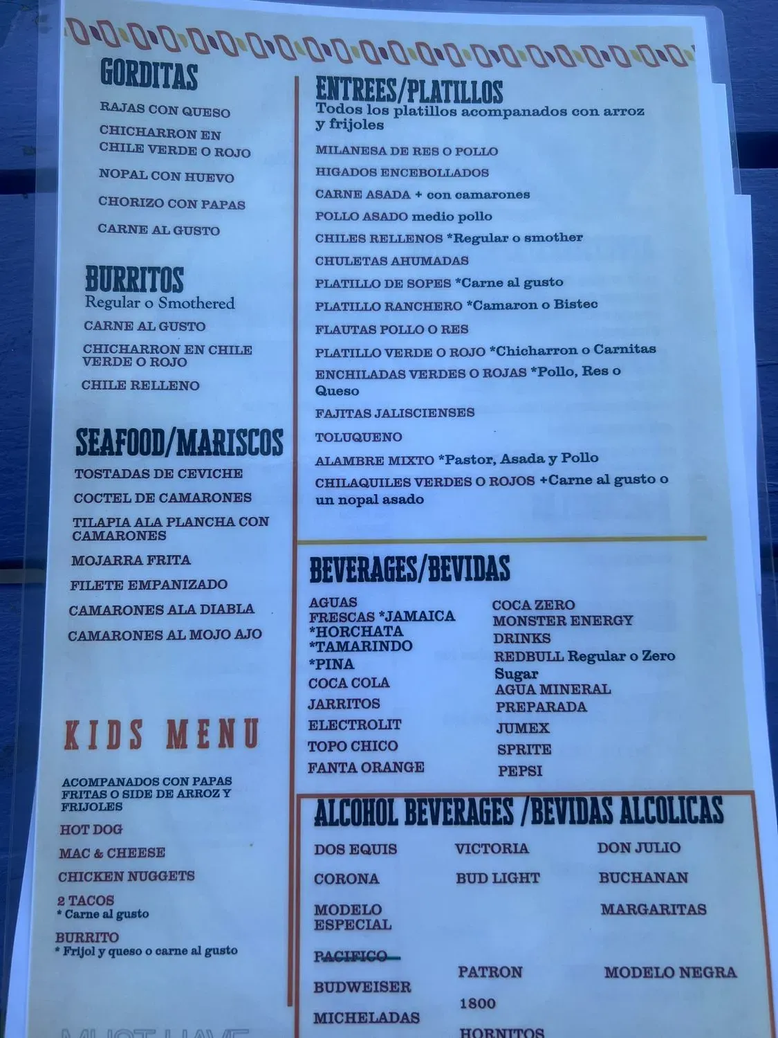 Menu 2