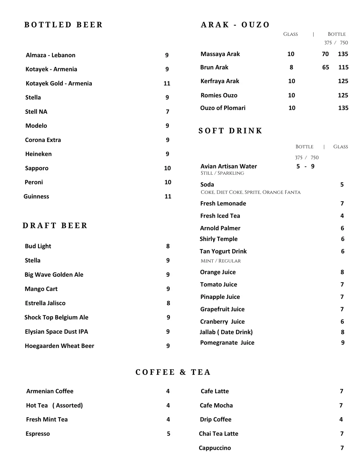 Menu 3