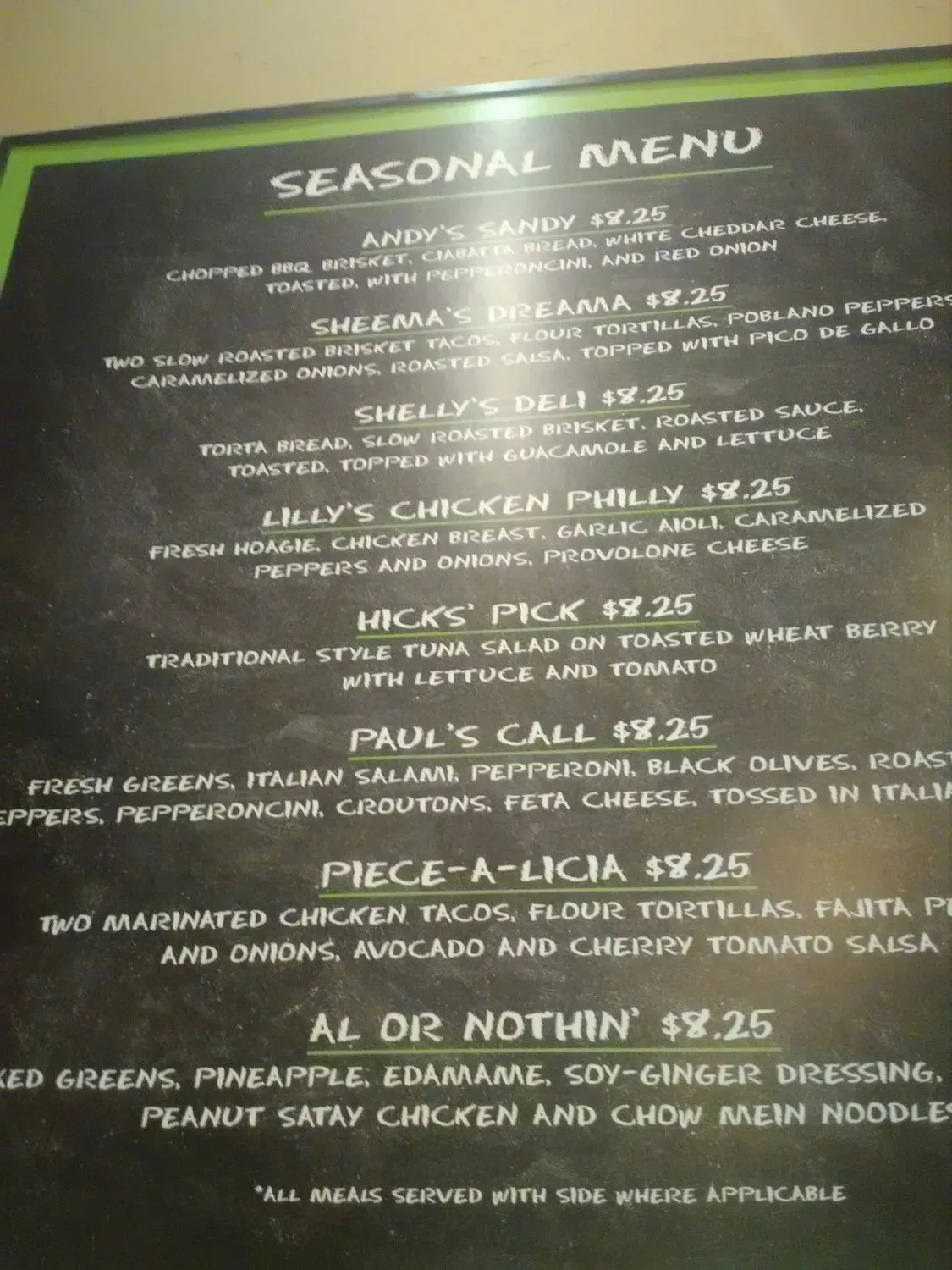 Menu 6