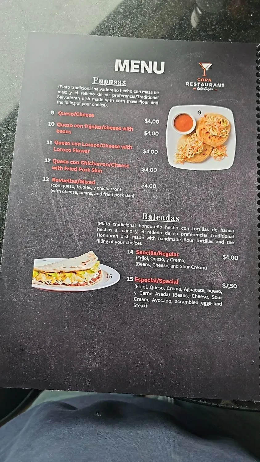 Menu 5