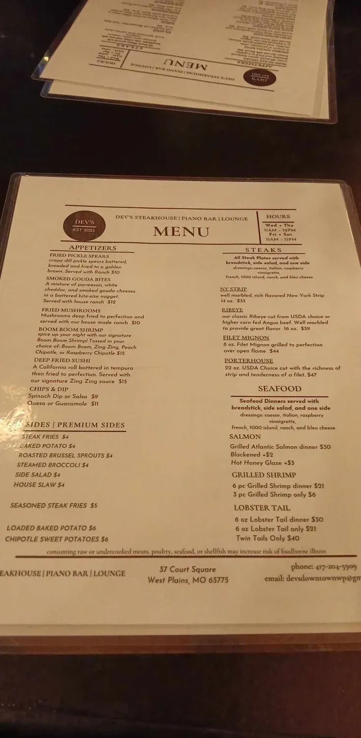 Menu 4