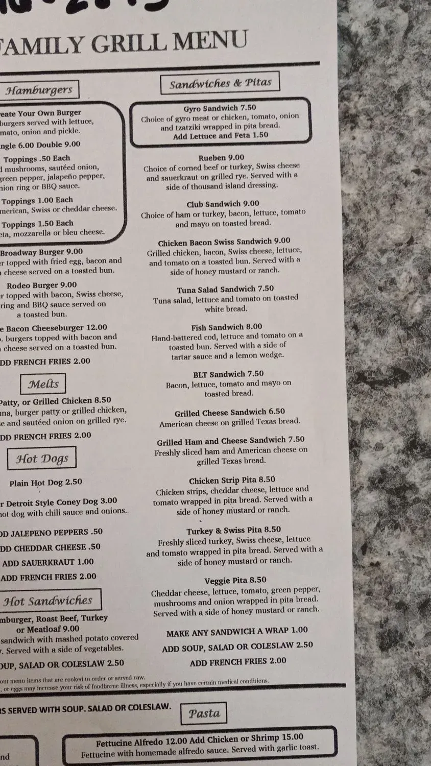 Menu 6