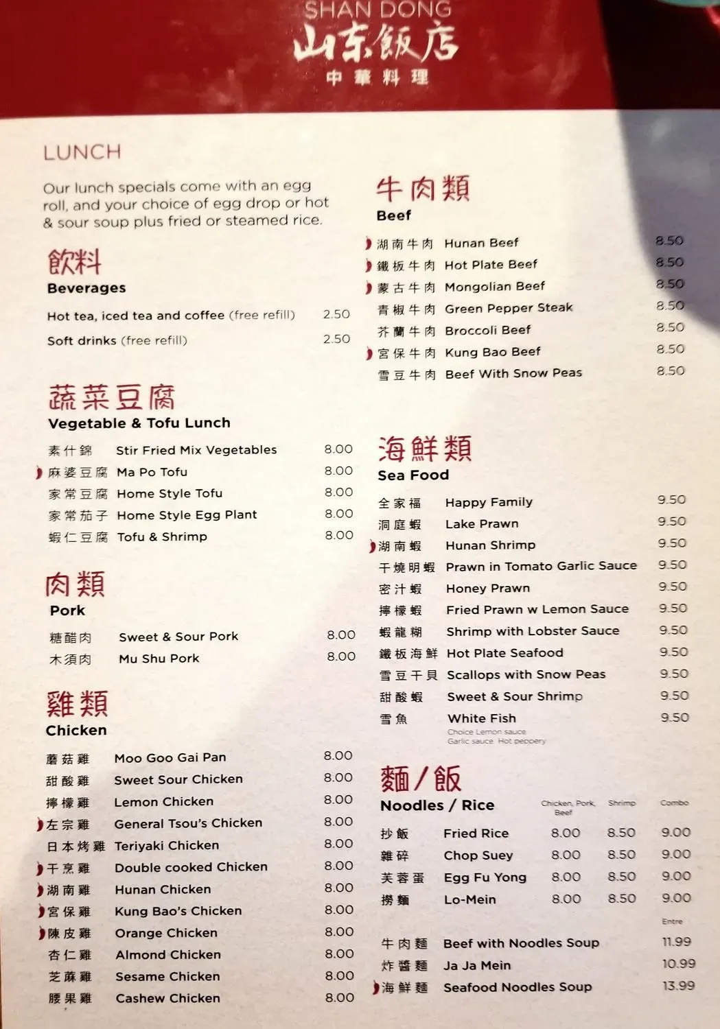 Menu 5