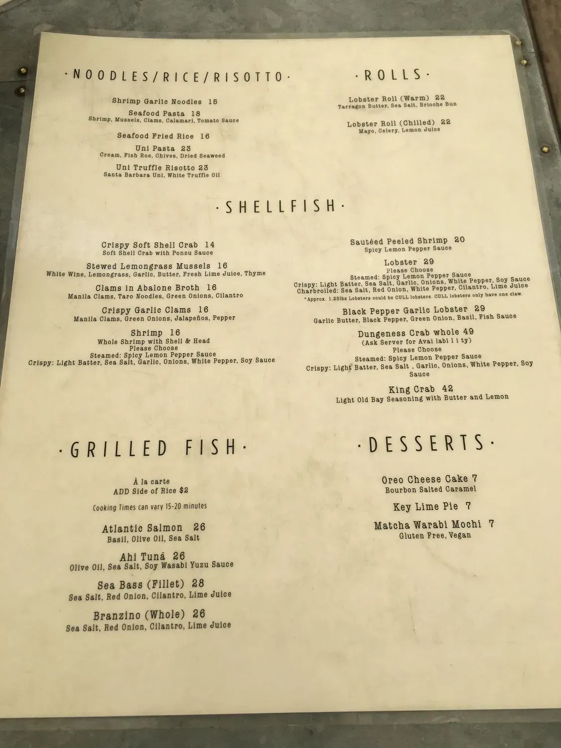 Menu 4