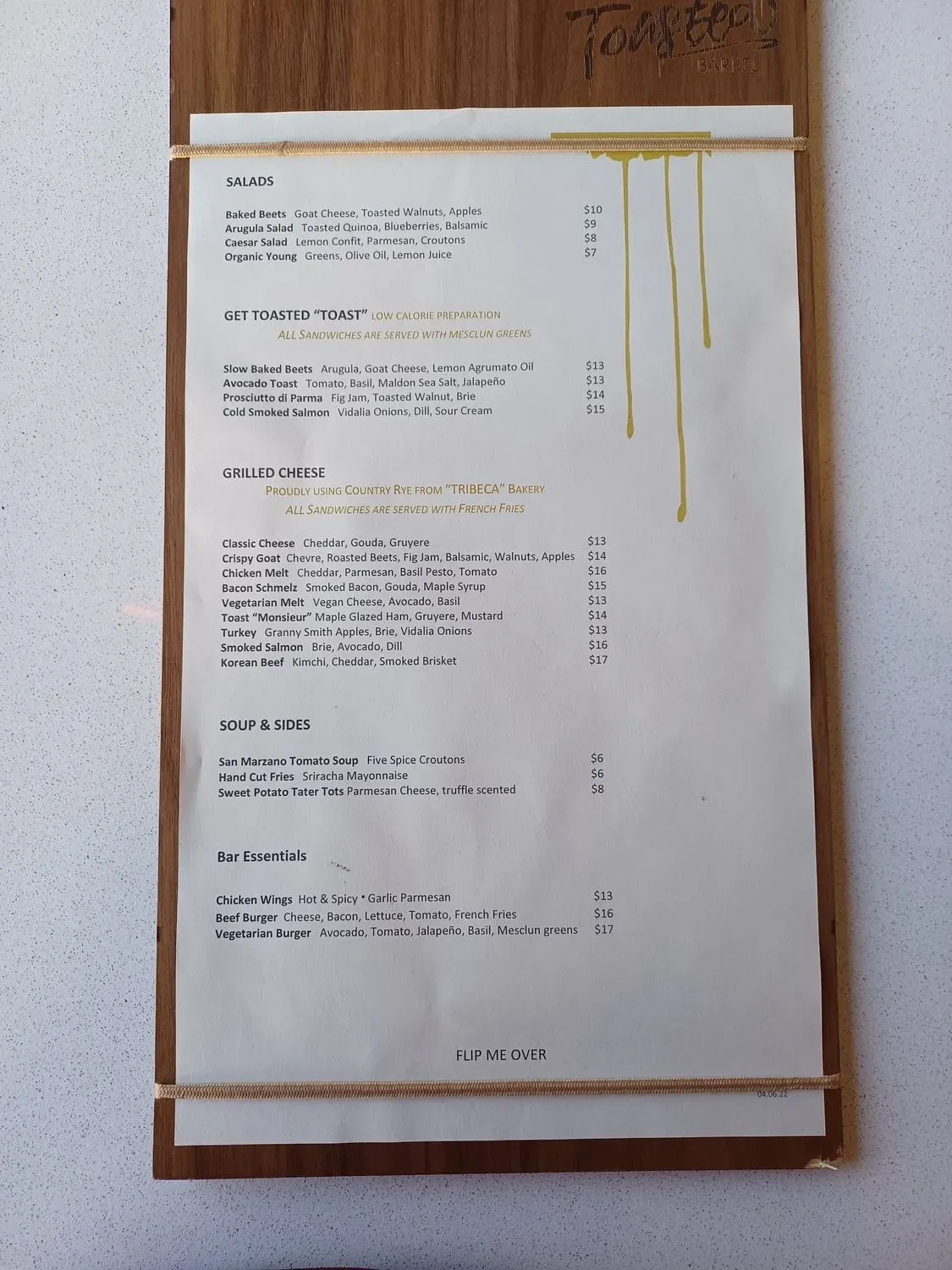 Menu 6