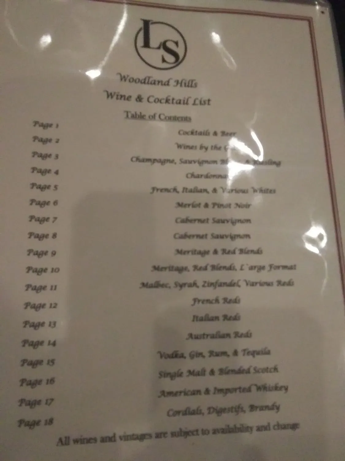 Menu 6